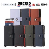 荷蘭SECRID RFID智能防盜 Miniwallet真皮銀包 - Matte