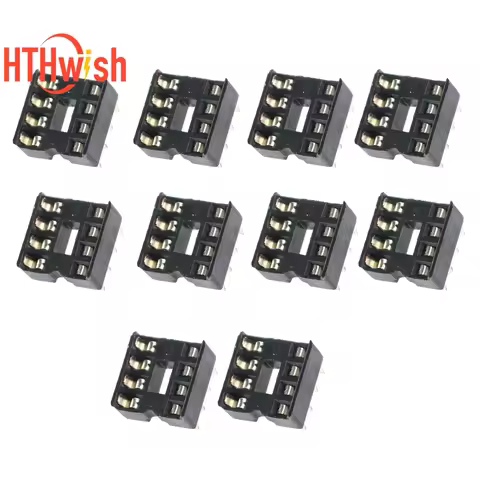 10/25/50pcs kit NE555 IC 555 8 Pin DIP Sockets (10 each) ic ne555 and Sockets DIP8 diy for arduino s