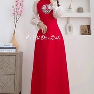 Áo dài tay voan lụa Tây thi cao cấp - Áo Dài Đan Linh (A549-A606)