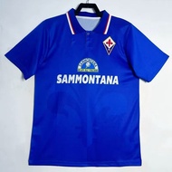 S-XXL       95-96 season Florence home blue football retro jersey S-2XL