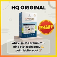 AMINO9 All Natural Protein (15 Sachets) – Whey Isolate + Pea Protein, MCT Oil, Kurma, Grapeseed