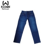 American KIDON Side Front Jeans WTJ Single Side Cache Bag Stretch Breathable Fabric Classic Denim Wa