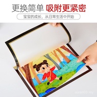 Magnetic Children's Picture Frame Mounted Photo Frame Wall-Mounted Empty Frame 4K Open 8k Magnetic C