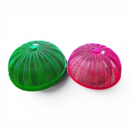 Large Round Lid (12 Pieces) 47cm Sweet Colors Plastic Cover/Size: 47 X 47 X 17 cm.