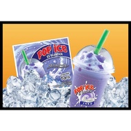 Pop ICE ICE Blender Sachet Drink Milk Powder 23gr TARO/TARO Flavor