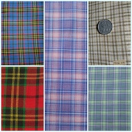 KATUN YARNDYED COTTON PLAID FABRIC 869UN / 869BR / 806 Cream / 872MR / 872 biru
