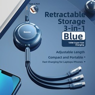 BASEUS | 3 in 1 Type-C Fast Charging Cable 66W