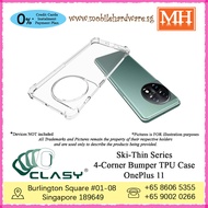 [Authentic] CLASY Ski-Thin Series 4-Corner Bumper TPU Case For OnePlus 11 MH