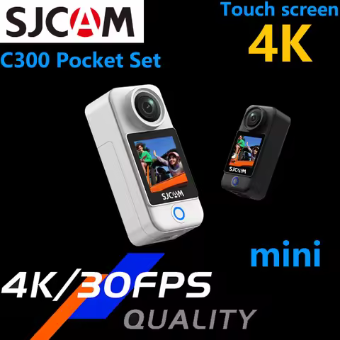 SJCAM C300 Pocket Mini Travel Action Camera 1/2.8" CMOS Sensor Vlog Combo 4K 30FPS Video 30M Waterpr
