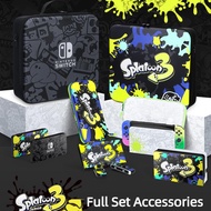 Splatoon 3 Nintendo Switch OLED Accessories Case Cover Bag Card Box Dock Case Fitness Ring Storage Bag