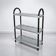 3-Tier 4-Tier SILVER Shoe and Sandal Rack 3-Tier 4-Tier Grey Shoe Rack
