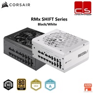 Corsair RMx SHIFT Series 80 PLUS Gold Fully Modular Side Interface ATX 3.1 Power Supply - RM850x/RM1