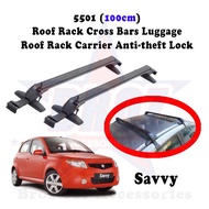 5501 (90cm) Car Roof Rack Roof Carrier Box Anti-theft Lock  Cross Bar Roof Bar Rak Bumbung Rak Bagasi Kereta - SAVVY