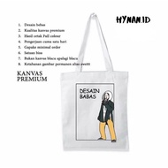 Custom canvas tote bag 1 day workerOriginal