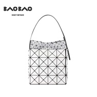 จริง 100% New Baobao Issey Miyake Lucent Nest Bag 4x4 กระเป๋าสะพาย/กระเป๋าถือ/กระเป๋าถือสตรี