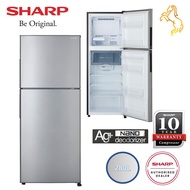 Sharp Refrigerator 280L 2 Door Fridge SJ285MSS / SJ286MSS INVERTER Peti ais Peti Sejuk 2 Pintu peti beku