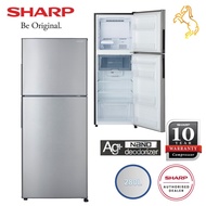 Sharp Refrigerator 280L 2 Door Fridge SJ285MSS / SJ286MSS INVERTER Peti ais Peti Sejuk 2 Pintu peti 