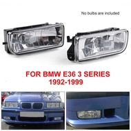 Front Fog Lamp Crystal Clear Lens For 92-98 E36 3 Series 2/4d By