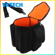 [Vktech]Carrying Case Travel Bag Large Capacity Travel Case Speaker Carrying Bag BT Speaker Box for 
