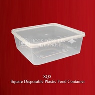 SQ5 Square Container with Lid * Bekas Plastik 2500ml