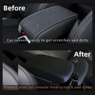 Car Center Console Armrest Cover for 2019 2020 2021 2022 2023 2024 Subaru Forester Accessories, PU M