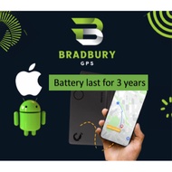 Bradbury GPS Tracking Card (Android & IOS)