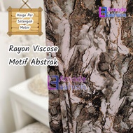 Abstract Pattern Viscose Rayon Fabric