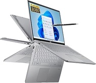 ASUS ZenBook 2 in 1 15.6” FHD Touchscreen Laptop, AMD Ryzen 7 5700U, NVIDIA GeForce Graphics, 8GB DDR4 RAM, 256GB SSD, Windows 11 Home, TWE Pen, Light Grey - Q508UG