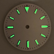 28.5mm Simple NH35 Dial Green Luminous Watch Dial for 8215 ETA 2836 Mingzhu 2813 Movement Modified Watch Accessories