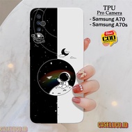 Casing Samsung A70 Latest A70S/ - Astronaut Fashion Case - Samsung A70 Case A70S/ - Soft Case Samsun