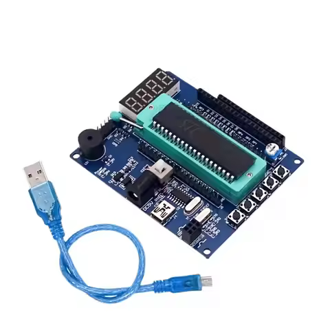 51 MCU development board STC89C52 learning board AVR minimum system AT89S51 intelligent car test boa
