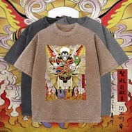(OVERSIZE) Ukiyo-e Collection Voltron "Defender" Stone-Wash T-Shirt