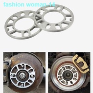 original✓2pcs Universal car Aluminum 3mm 5mm 8-10mm Wheel Spacer Shims Plate 4 5 STUD For 4x100 4x114.3 5x100 5x108 5x11