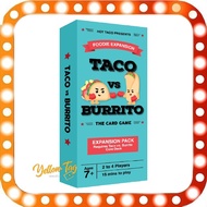 Taco vs Burrito Foodie Edition Expansion Pack Family Game Taco Vs Burrito Card Game