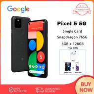 Google Pixel 5 Unlocked US Version Single Sim + eSIM 5G Mobile Phone Snapdragon 765G 4080 mAh 8GB + 128GB NFC Original