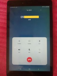 黑色三星SAMSUNG Galaxy Tab A 8.0 (2019) LTE通話平板(SM-T295)