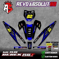 Semi Decal Sticker Fullbody Rbt Revo Absolute 110 Rbt Vega Bebek Modif Supermoto Yz Crf Klx Rbt New 