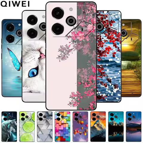 For Tecno Pova 6 Pro Case Soft Silicon Beautiful Phone Cases for Tecno Pova 6 Neo Shockproof Bumper 