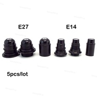 5pcs AC 220v E27 E14 half full tooth Screw light Table Lamp Base socket Plug Replacement Bulb Holder