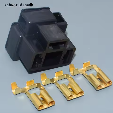 worldgolden Car H4 9003 Headlight plastic Bulb Holder Auto Halogen Bulb Socket Lamp Holders H4 Conne