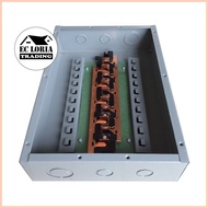 ¤ ✴ ❂ America Wall Electrical Panel Box Board for Plug in Circuit Breaker 8 Branches (10 Hole Enclo