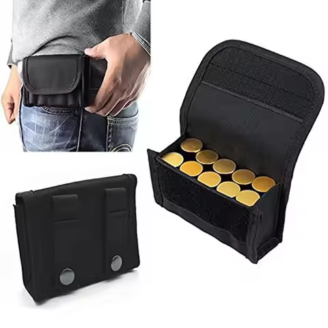 10 Round Molle Pouch Shotgun Shotshell Reload Holder for 12 Gauge/20G Magazine Pouch Ammo Round Cart