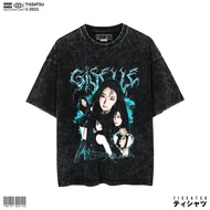 TISSATSU AESPA GISELLE Oversize Washed T-Shirt Kpop Wash Slimfit T-Shirt AESPA-38/