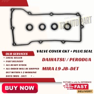 T2 DAIHATSU MIRA L9 JBDET JB-DET  KANCIL TURBO VALVE COVER GASKET + PLUG SEAL