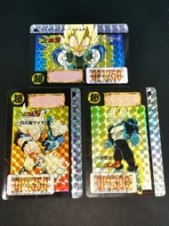 F1018/F1175 - 1992年 龍珠 日初 本彈 [13] 閃卡/閃咭 509, 507, 508 card