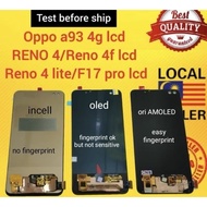 Oppo a93 lcd Reno 4 lcd Reno 4f lcd Reno 4lite lcd F17 pro lcd OPPO A93 LCD RENO 4 LCD RENO 4F LCD R