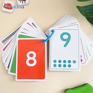 [Shamjina] Number 0-25 Math Cards Large Counting Math, , Math Games for Kids for Children