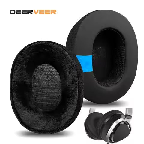 DEERVEER for Creative AURVANA LIVE!-2 Headphones Replacement Earpad Ear Pad Cushions