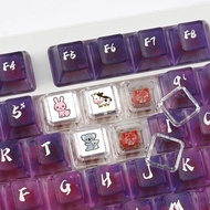 BT 10 20 50 100Pcs Customizable Transparency Keycaps Replacement for Mechanical