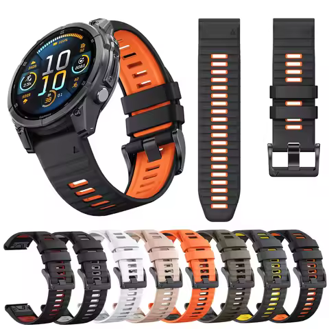 QuickFit 22mm 26mm Fenix8 Watch Band For Garmin Fenix E 8 47mm 51mm 7 7X 6 6X/Epix Pro/Enduro 3 Two-